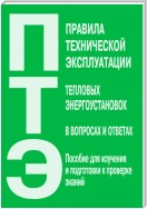 Правила технической эксплуатации тепловых энергоустановок в вопросах и ответах. Пособие для изучения и подготовки к проверке знаний