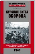 Курская битва. Оборона. Планирование и подготовка операции «Цитадель». 1943