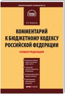 Комментарий к Бюджетному кодексу Российской Федерации