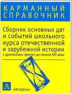 Сборник основных дат и событий школьного курса отечественной и зарубежной истории с древнейших времен до начала XXI в.