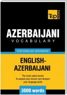 T&p English-Azerbaijani Vocabulary 3000 Words