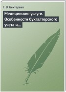 Медицинские услуги. Особенности бухгалтерского учета и налогообложения