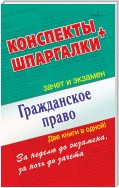 Гражданское право. Конспекты + Шпаргалки. Две книги в одной!