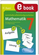 Lerninhalte selbstständig erarbeiten Mathematik 7