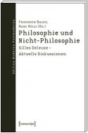 Philosophie und Nicht-Philosophie