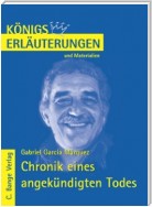 Chronik eines angekündigten Todes von Gabriel García Márquez. Textanalyse und Interpretation.