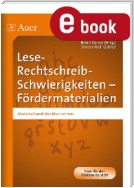 Lese-Rechtschreib-Schwierigkeiten Fördermaterial 3