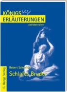 Schlafes Bruder von Robert Schneider. Textanalyse und Interpretation.