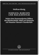 Harnack, Marcion und das Judentum
