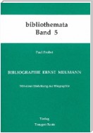 Bibliographie Ernst Meumann