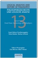 Logical Analysis and History of Philosophy / Philosophiegeschichte und logische Analyse / David Hume: Epistemology and Metaphysics