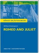 Romeo and Juliet - Romeo und Julia von William Shakespeare. Königs Erläuterungen.