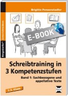 Schreibtraining in 3 Kompetenzstufen -  Band 1