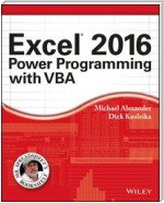 Excel 2016 Power Programming with VBA