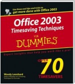 Office 2003 Timesaving Techniques For Dummies