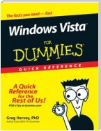 Windows Vista For Dummies Quick Reference