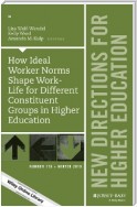 How Ideal Worker Norms Shape Work-Life for Different Constituent Groups in Higher Education