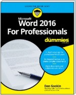 Word 2016 For Professionals For Dummies