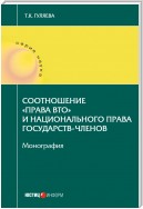 Соотношение «права ВТО» и национального права государств-членов