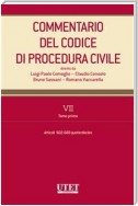 Commentario del Codice di procedura civile. VII - tomo I - artt. 602-669 quaterdecies