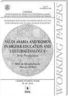 Saudi Arabia and women in higher education and cultural dialogue