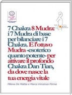 7 Chakra 8 Mudra:  i 7 Mudra di base per bilanciare i 7 Chakra. E l'ottavo Mudra -esoterico quanto potente- per attivare il profondo Chakra Dan Tian, da dove nasce la  tua energia vitale