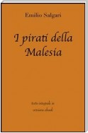 I pirati della Malesia di Emilio Salgari in ebook