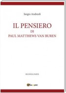 IL PENSIERO DI PAUL MATTHEWS VAN BUREN - volumetto 2