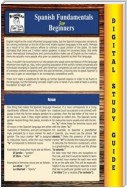 Spanish Fundamentals ( Blokehead Easy Study Guide)