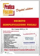 Decreto semplificazioni fiscali