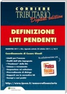 Definizione liti pendenti