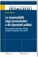 Le responsabilità degli amministratori e dei dipendenti pubblici