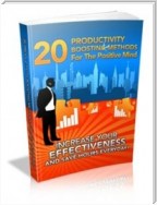 20 Productivity Boosting Methods For The Positive Mind