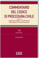 Commentario del Codice di procedura civile - vol. 7 - tomo II