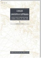 L'Analisi Linguistica e Letteraria 2007-1