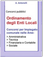 Concorso Impiegato comunale - Ordinamento degli Enti Locali