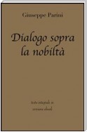 Dialogo sopra la nobiltà di Giuseppe Parini in ebook