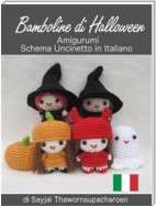 Bamboline di Halloween, Amigurumi, Schema Uncinetto in Italiano