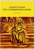 Сон о потерянном имени. Книга стихов