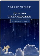 Детство Лапиндрожки. Мемуары 1949–1955 гг.