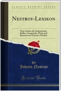 Nestroy-Lexikon