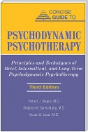 Concise Guide to Psychodynamic Psychotherapy