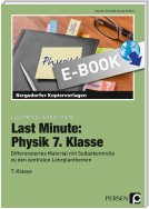 Last Minute: Physik 7. Klasse