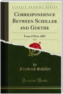 Correspondence Between Schiller and Goethe