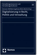 Digitalisierung in Recht, Politik und Verwaltung