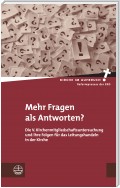 Mehr Fragen als Antworten?