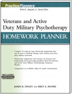 Veterans and Active Duty Military Psychotherapy Homework Planner