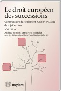 Le droit européen des successions