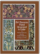 Art Nouveau Floral Ornament in Color