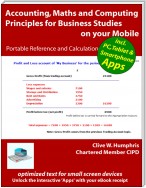 Accounting, Maths and Computing Principles for Business Studies on Your Mobile